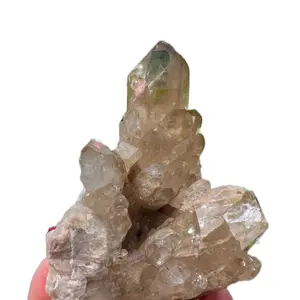Natural Citrine Cluster from Lwena, Democratic Republic of Congo Home Ornament Home Ornament