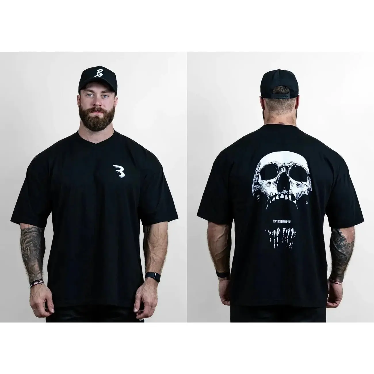 Summer CBUM Man Oversized T-shirt 100% Cotton Gym Fitness Sports IV6