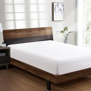 Twin Fitted Sheet - Hotel Quality - Ultra Soft & Breathable - Brushed Microfiber - Deep Pocket - Cooling Fitted Sheet for Twin Size Bed (White)
