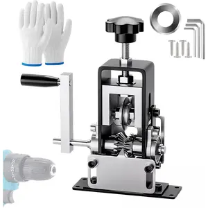 Manual Wire Stripping Machine,Drill Powered Wire Stripper for 0.04-1 inches Scrap Wire,Scrap Copper Wire Peeler Machine,Wire Stripper Tool with Hand Crank for Scrap Cable Recycling
