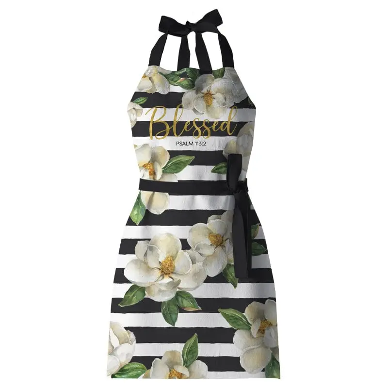 Blessed Magnolia Designer Kitchen Apron