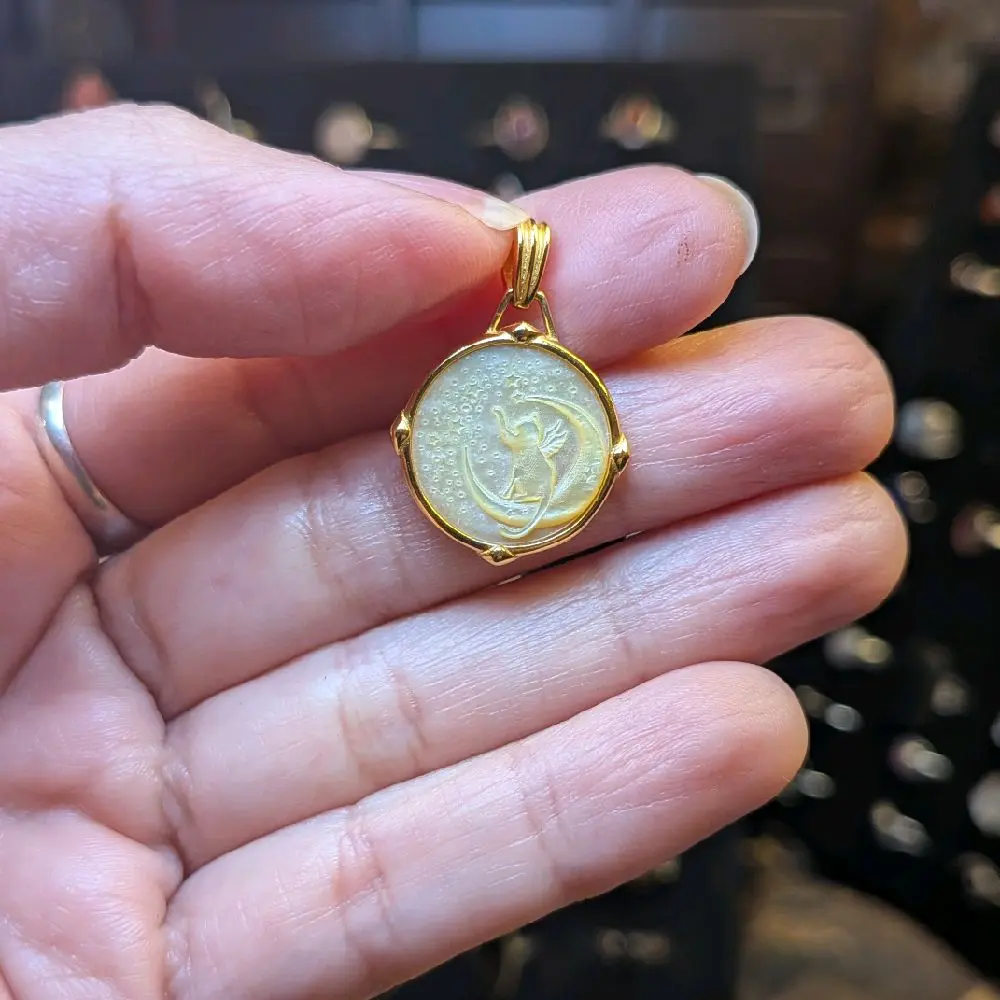 Mini Stargazing Cat Golden