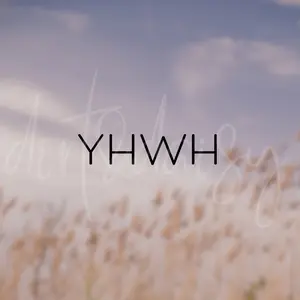 Yahweh Decal, Christian Stickers, YHWH, Adhesive Vinyl