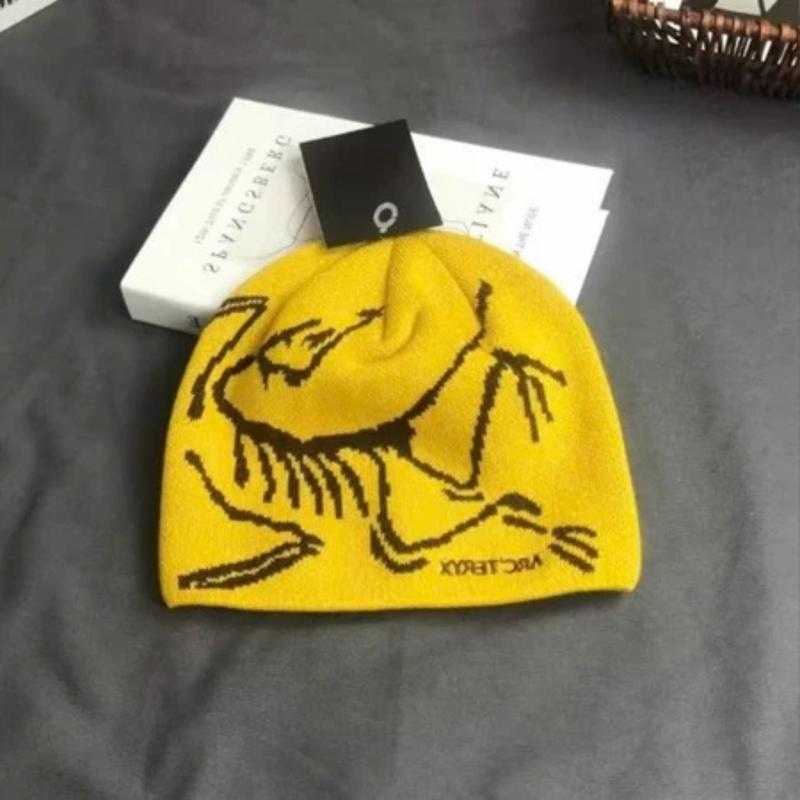 Arc'teryx Knit Beanie Fernie Dino Patch Hat - Comfortable Knit Material with Unique Dino Patch for Everyday Wear