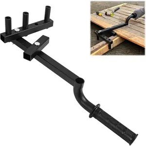 Heavy Duty Adjustable Steel Decking Board Straightening Bender Tool, Gap Tightening Deck Accessory Fit for Wood Decks