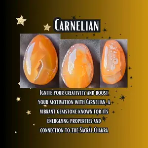 Carnelian Gemstone for Decoration