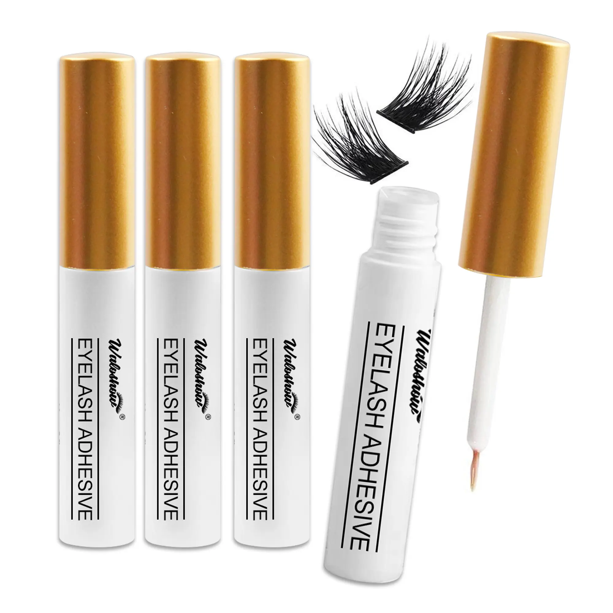Waterproof Long Lasting White Eyelash Glue, 3 Counts/set Quick Drying Strong Hold Eyelash Extension Glue, Professional Eye Makeup Tool for Women, Waterproof Lash Bond, Eyelashes Extensions, Eyelash Adhesive, Eyelash Bonding Glue