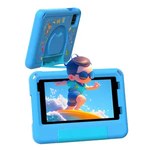 Android 14 7-inch Kids Tablet, 3GB RAM and 32GB ROM, Octa-Core CPU, a 1024*600 IPS HD screen, WiFi6, BT, Dual Cameras, Parental Controls, and an included durable case,  Shockproof Case, Highquality Screen, Dual Camera Tablet, And Kids