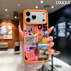 Vibrant Christian Collage Pattern Magnetic MagSafe Phone Case for iPhone 17 Air/16 Pro Max 15 Pro 14 13 12 11 Plus Shockproof Slim Protective Cover Casing