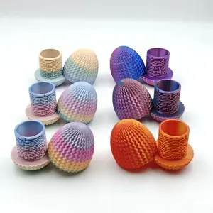 3D Printed Maze Egg Puzzle Storage Box, Brain Teaser Toy, Trendy Decorative Figurine Gift, Fun Challenge Game Accessory