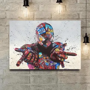 Christmas gift-1pc Superhero Poster Painting Poster-Ideal Gift for Bedroom, Living Room, Corridor, Room Decoration, Artistic Wall Art Ornaments Print Photo Unframed