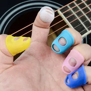 Guitar Finger Picks, 5pcs Guitar Finger Protector, Guitar Finger Cover, Guitar Accessories for Men & Women, Guitar Assisted Tool