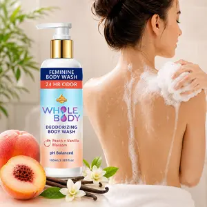 Full Body Deodorizing Intimate Care Shower Gel, Solve Embarrassing Odor, Gentle on Sensitive Areas, Long-Lasting Freshness, Daily Use