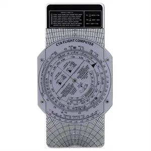 E6B Flight Computer Aviation Plotter Circular Slide Rule Used in Aviation Flight Training Pilot Training, Internships