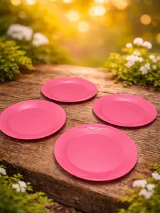 Set of 4 Pink plates Set of 4 Pink plates