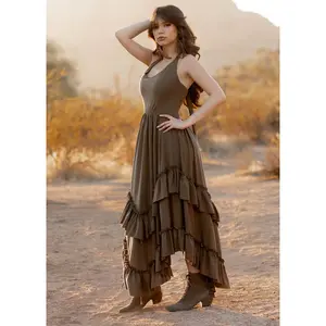 Jenna Dress in Burnt Oregano