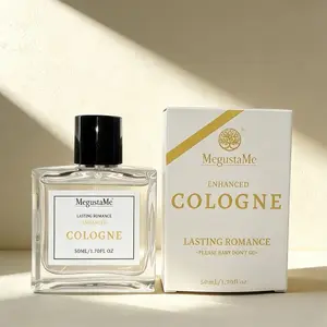 MegustaMe Lasting Romance EnhancedCologne * Long-Lasting Fragrance Spray50ml 1.7oz for Daily Use & Special Occasions * Soft Musk & Warm Woods Blend * Premium Gift for Any Occasion &for MenWomen * Premium Cologne Gift
