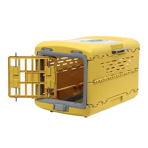 Portable Dog Cage Outdoor Pet Carrier Foldable Cat Nest Breathable Pet Car Bag Travel Cage