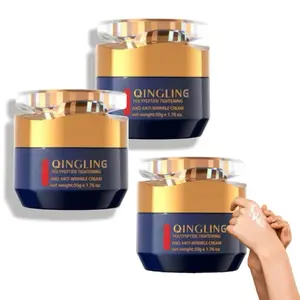Qingling Face Cream, Anti_Aging Cream, Polypeptide Firming Full Face Cream, Polypeptide Tight Moisture Hyaluronic Daily Skin Care