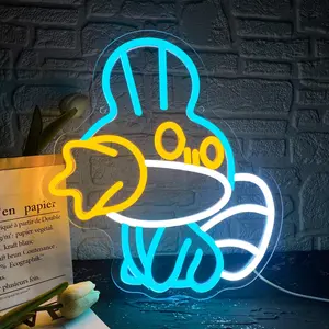 LED Neon Sign, USB Powered Creative Water Elf Design Neon Sign, Wall Mounted Neon Light, Decorative Neon Sign for Bedroom, Living Room, Party, Club，Halloween Gift