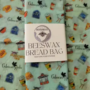 Beeswax Bread Bag Non toxic reusable food storage