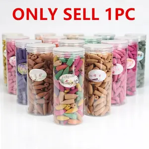 168Pcs/Box Backflow Scented Incense Cones for Waterfall Incense Burner Mixed Scents Aroma Blend Scented