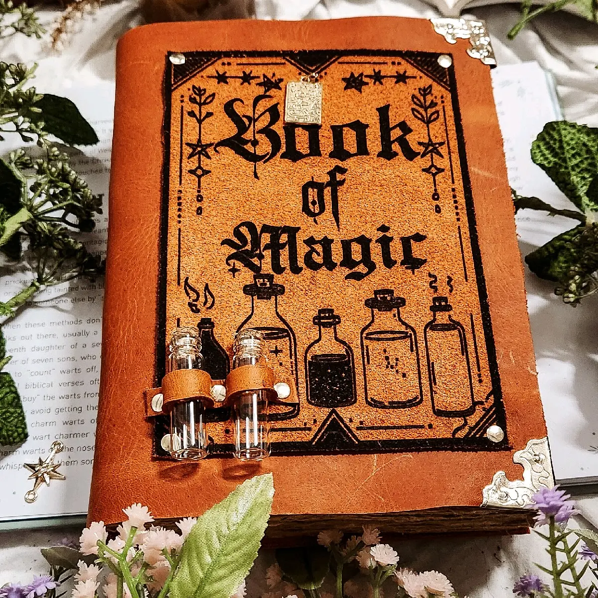 Book of Magic leather journal