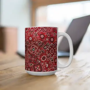 Red Doodles Mug 15oz