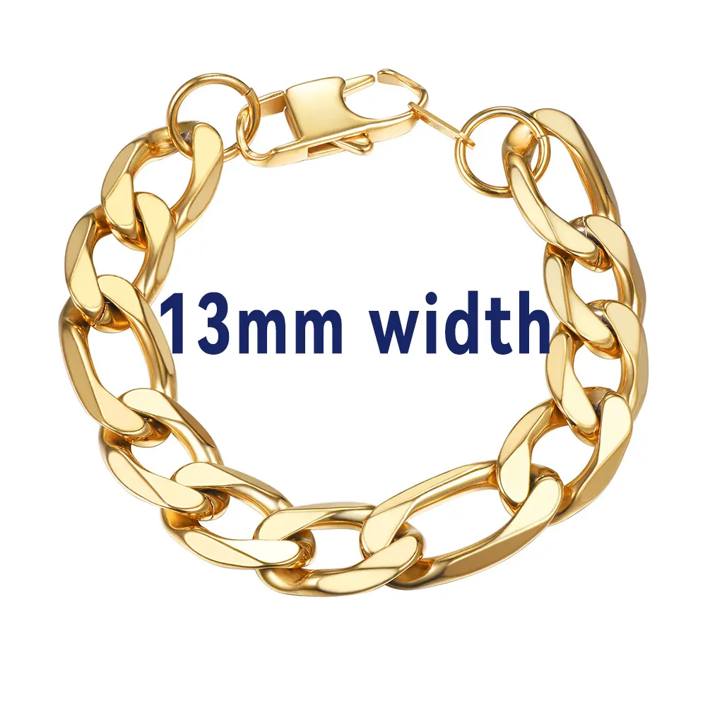 Smooth Figaro-13mm Width-Golden