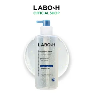 LABO-H Scalp Strengthening Shampoo for Oily Scalp | 72% Less Sebum | Triple-Action Capsule Hair Growth Shampoo | Korean Haircare
