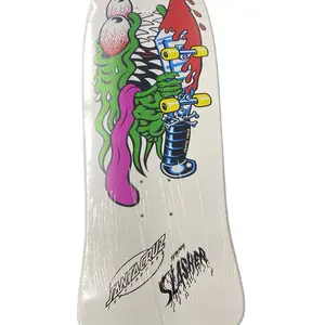 SANTA CRUZ KEITH MEEK SLASHER LIMITED SKATEBOARD WITH SIGNED POSTER
