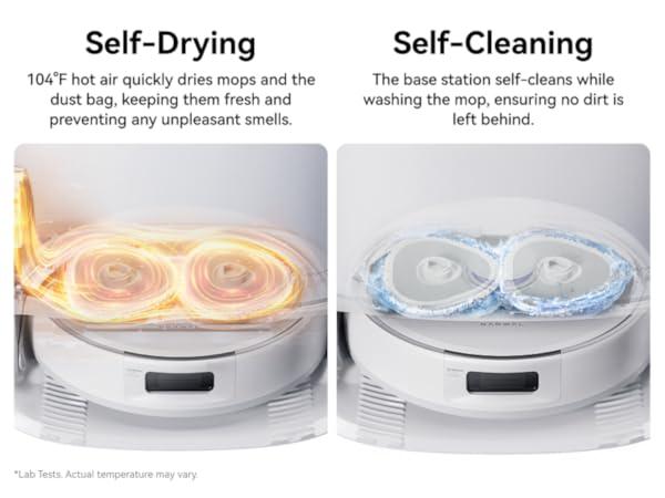 NARWAL Freo X10 Pro Robot Vacuum and Mop Combo, 11,000Pa Suction, DualFlow Tangle-Free System, MopExtend Edge Cleaning, Self-Emptying, Auto Mop Wash & Dry, LiDAR Navigation, for Pet Hair & Hard Floors