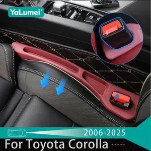 Car Accessories For Toyota Corolla E150 E180 E210 2006-2025 Hybrid Car Seat Gap Storage Strip Bendable Leak Proof Filler Strip