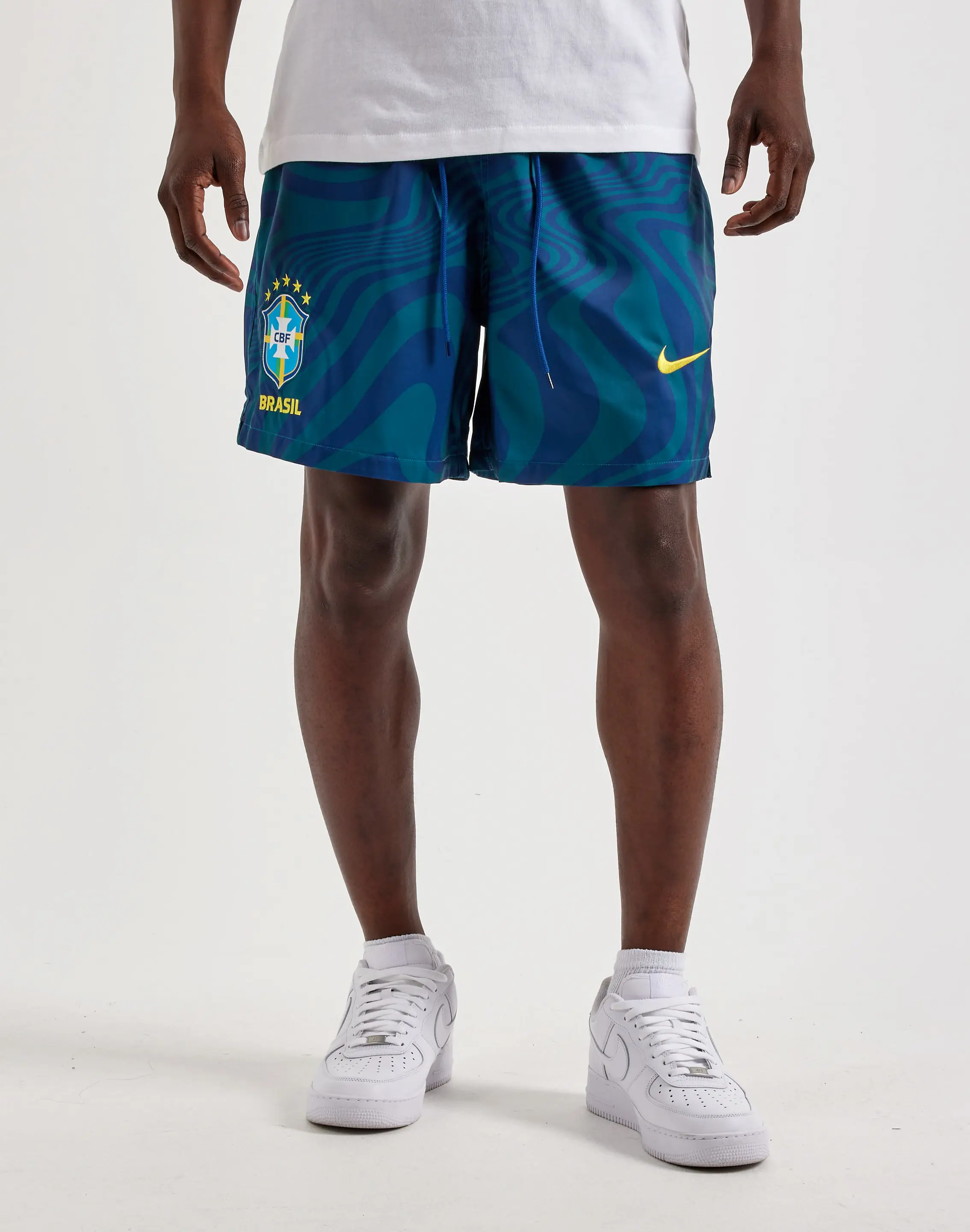 Mens Nike Brazil Club Soccer Flow Shorts