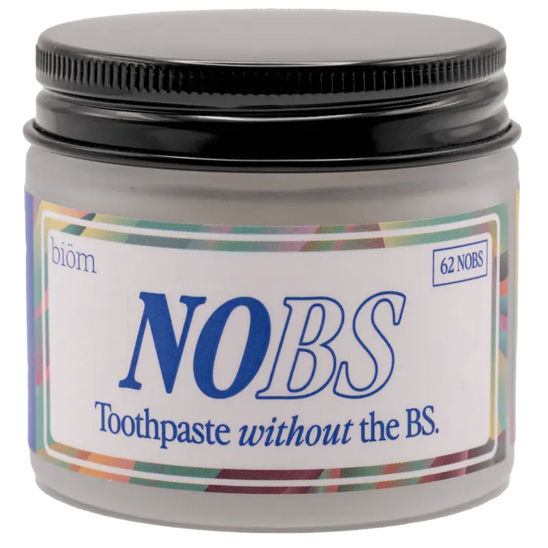 NOBS Toothpaste Tablets - Nano Hydroxyapatite, Fluoride Free, Plastic Free, Eco & Travel Friendly - Remineralize with NHA 0