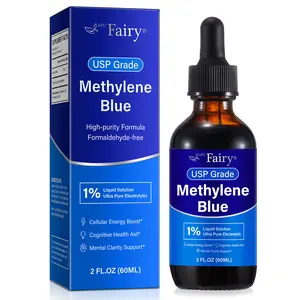 Fairy Methylene Blue Liquid Drops Supplement - Pharmaceutical Grade 1% USP, Formaldehyde-Free Vitamin for Adults, UK-Sold Single Item Wellness Solution (Not Recommended for G6PD Deficiency)