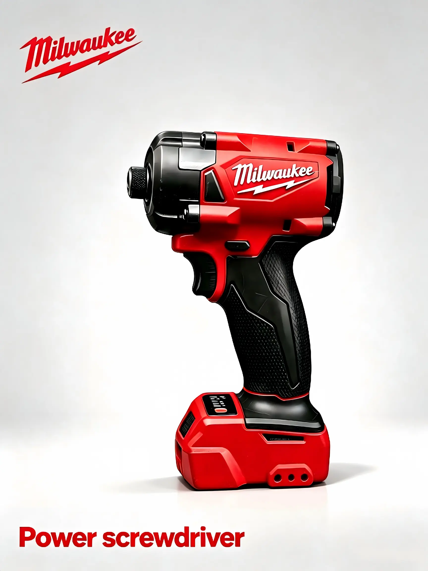 Milwaukee 300N Battery-Operated Impact Screwdriver, High-Torque Lightweight Hand Tool for Carpentry Work, On-Site Installation lug variable construction repair