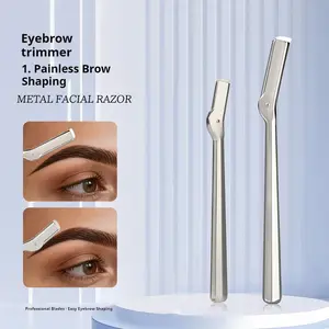 Face Defuzzers and Eyebrow Hair Removal, High Precision Hair Removal and Dermaplaning Blade, Smooth Skin, Made with Stainless Steel