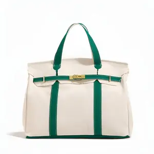 Size40 Large Capacity Canvas Handbag Shoulderbag Crossbody Purse Boatkin for New Fashion Outfit Tour Trip Working Bag Lightweight