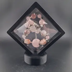 Rose and Fire Quartz Nine Tail Fox Bracelet