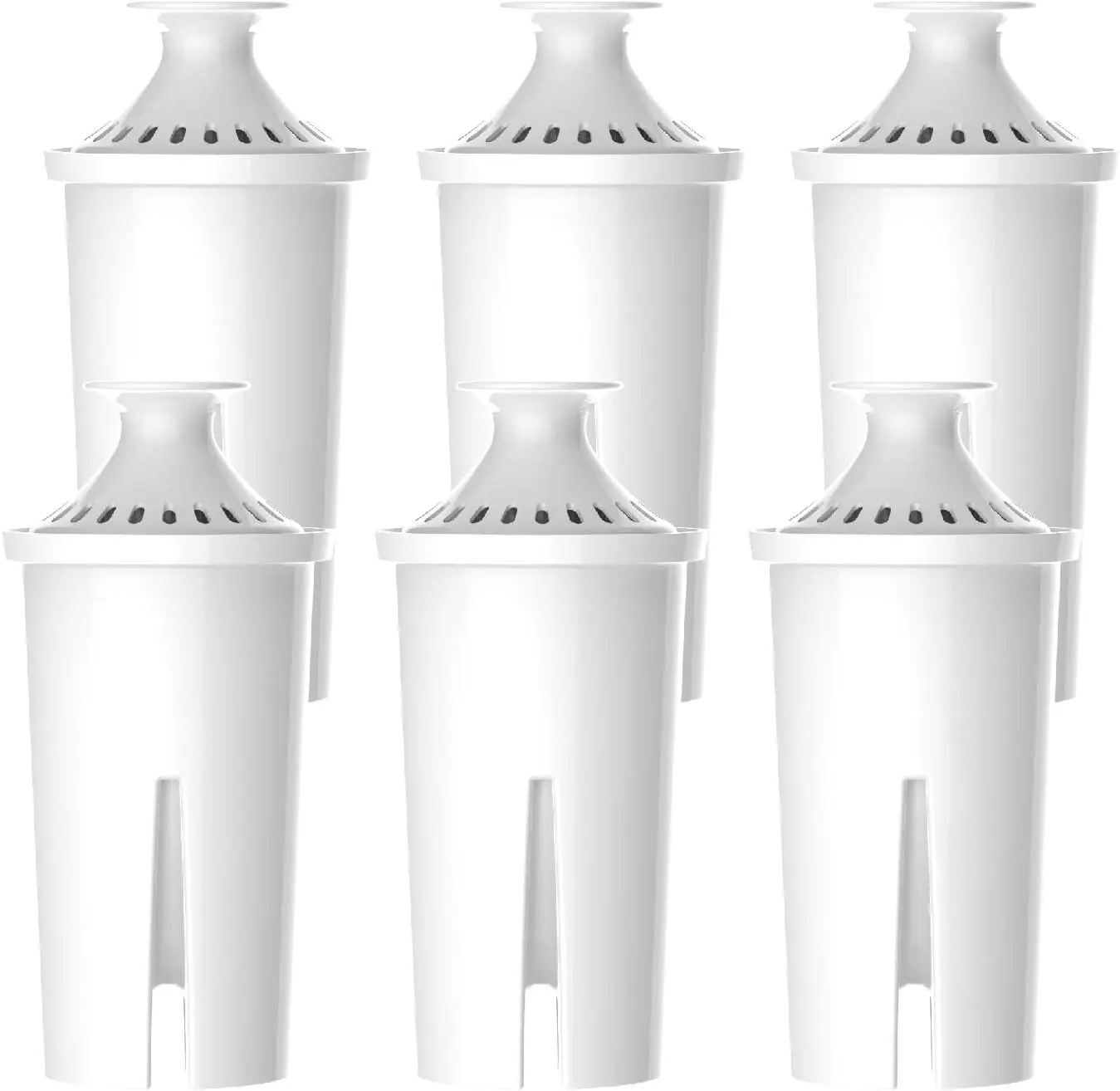 706 Pitcher Water Filter, Replacement for Brita Classic 35557, OB03, Mavea 107007, Brita Pitchers and Dispensers, Amazon Basics 10-Cup Pitcher, NSF Certified, Reduces Lead, 6 Pack