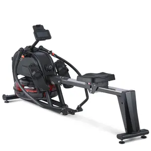 【GARVEE】Rowing Machine, Magnetic Rower Machine for Home, 16 Levels of Quiet Dual Slide with Max 350lb Weight Capacity, App Compatible