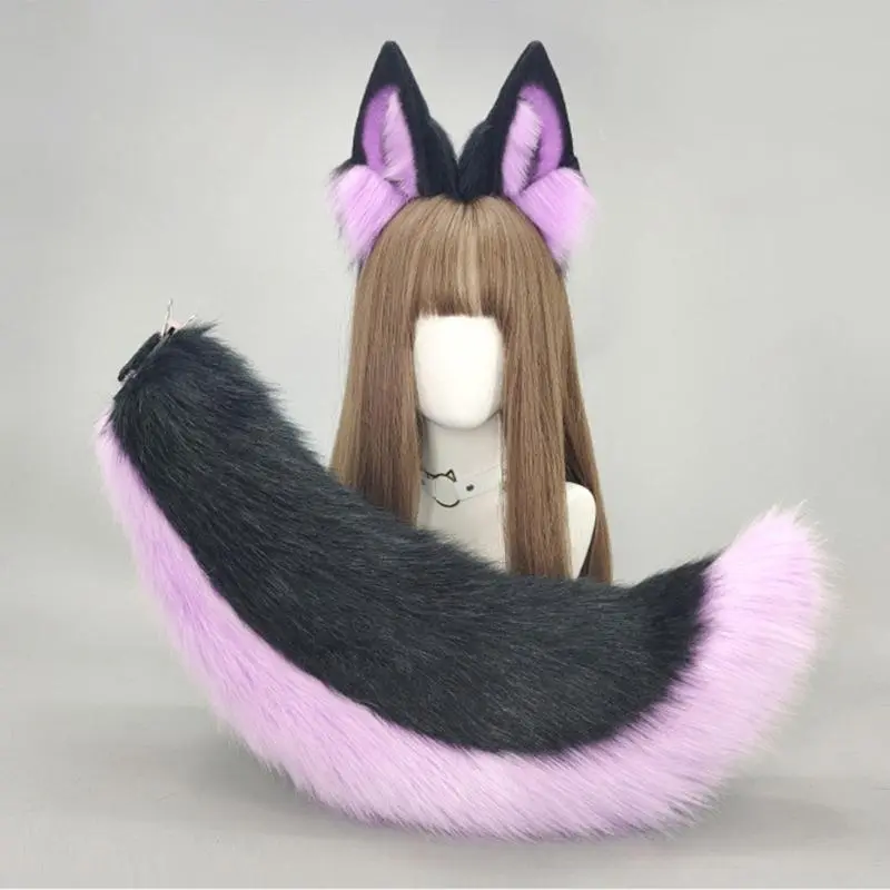 652F2PcsAnimalCosplayCostumeFauxsFursWolfCatsFoxesTailandCatsEarsHeadbandsHalloweenPartyCostumeAccessories Masks 652F2PcsAnimalCosplayCostumeFauxsFursWolfCatsFoxesTailandCatsEarsHeadbandsHalloweenPartyCostumeAccessories Masks