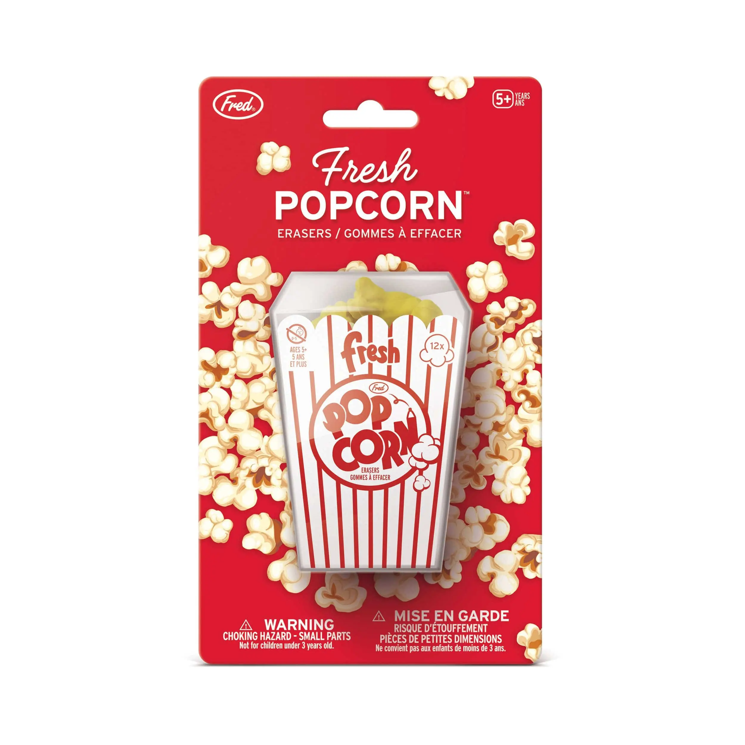 FRESH POPCORN Erasers, Set of 12, Great for Movie Lovers FRESH POPCORN Erasers, Set of 12, Great for Movie Lovers