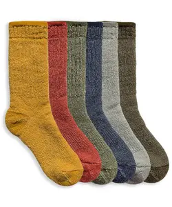 Jefferies Socks 3 Pair Slouch Socks Merino Wool Thick Cushion Moisture Slouch Boot Socks Vintage Fashion Womenswear Menswear