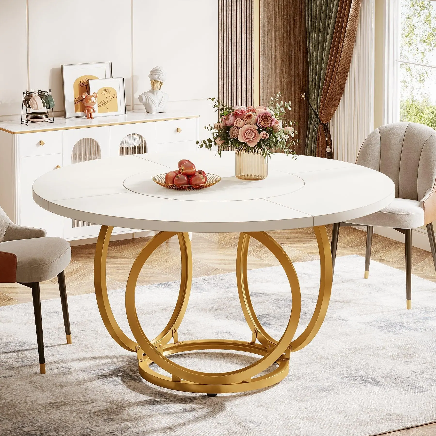 White Round Table