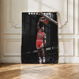 Michael Jordan Poster Basketball Legend Athlete Print Sports Motivation Decor Chicago Bulls Poster