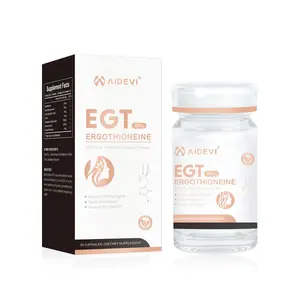 AIDEVI L-Ergothioneine (EGT) 30mg, 60 Capsules - 60 Day Supply for Anti-Aging, Cellular Antioxidant Supplement for Longevity, Energy & Immune Defense