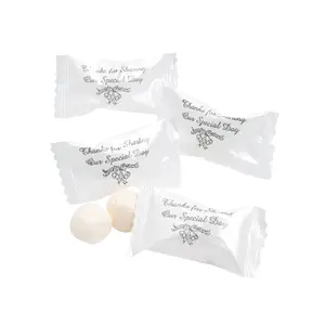 Wedding Thank You Silver-Wrapped Buttermints Candy - 108 Pc.