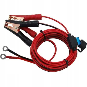 16 AWG Battery Cables Alligator Clamp Copper Wire Solar System Power Inverter